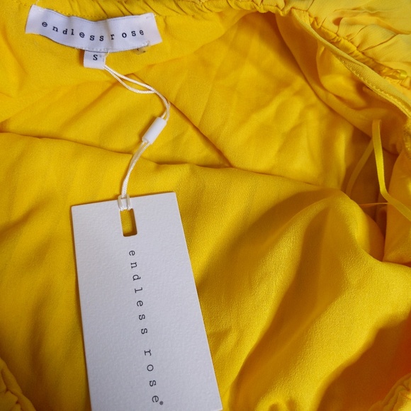 Revolve Endless Rose Dress Small Pleated One Shoul - Picture 8 of 8